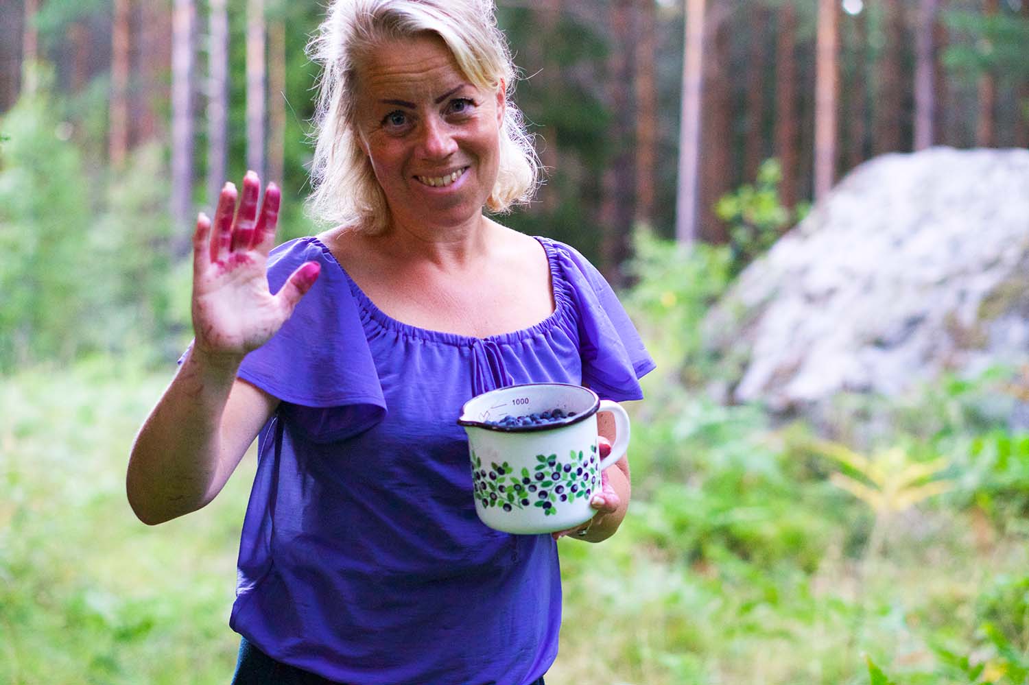 Blåbärsplock - Det hälsosamma med blåbärsplock - Karin Axelsson