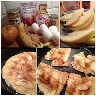 Coltingpannkaka-med-apple-kanel-kokos - Coltingpannkaka