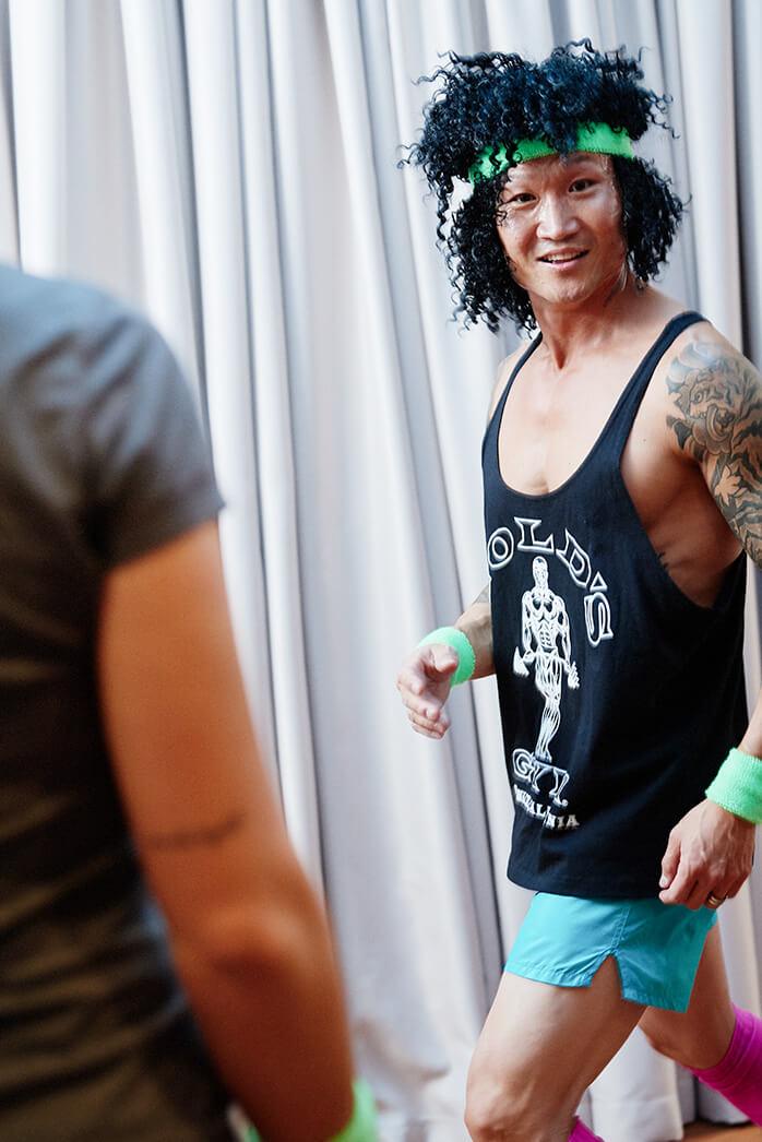 I am ready releasefest med aerobics al'a Jane Fonda