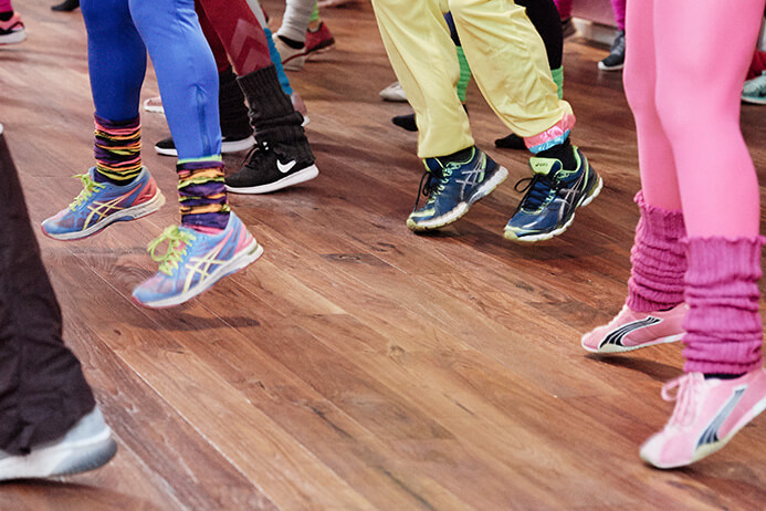 I am ready releasefest med aerobics al'a Jane Fonda