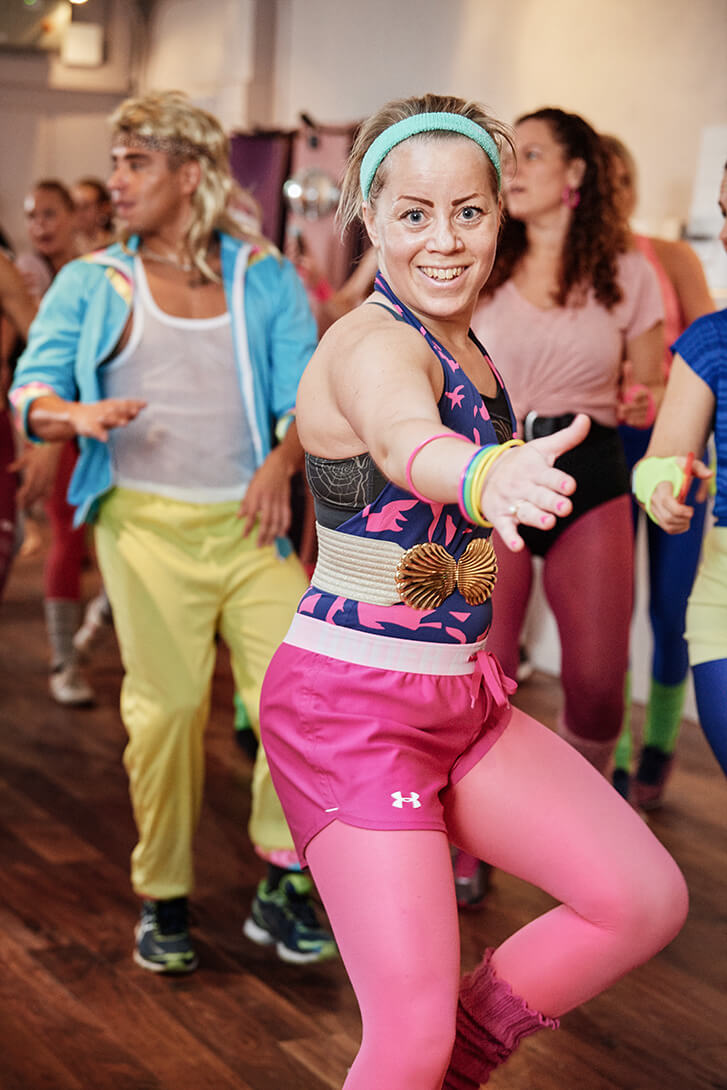 I am ready releasefest med aerobics al'a Jane Fonda