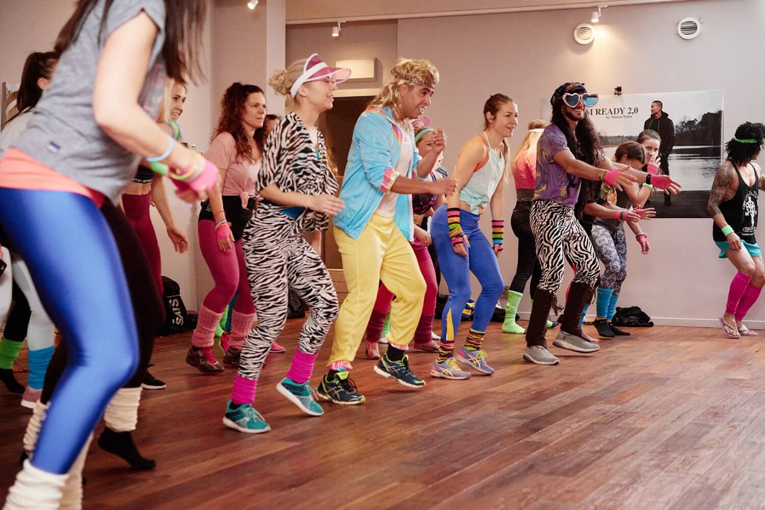I am ready releasefest med aerobics al'a Jane Fonda