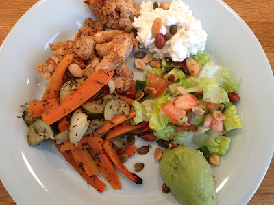 Kycklinglunch - Powerwalk i snö med vårskor