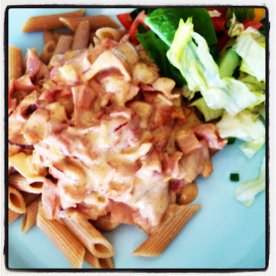 Skinksas-med-kantareller - Trädgårdsmat och kantarellfråga