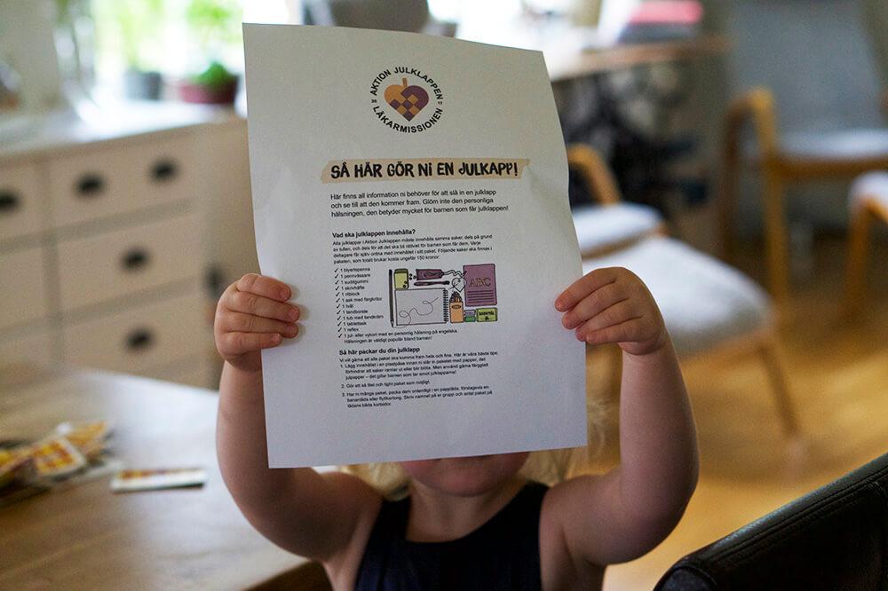 Aktion Julklappen - en kampanj av Läkarmissionen