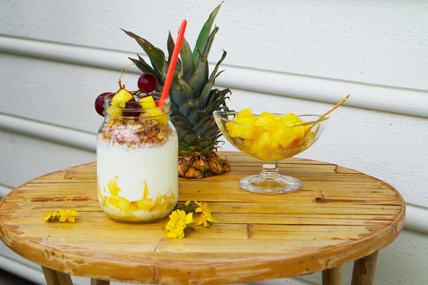 Ananasyoghurt - recept