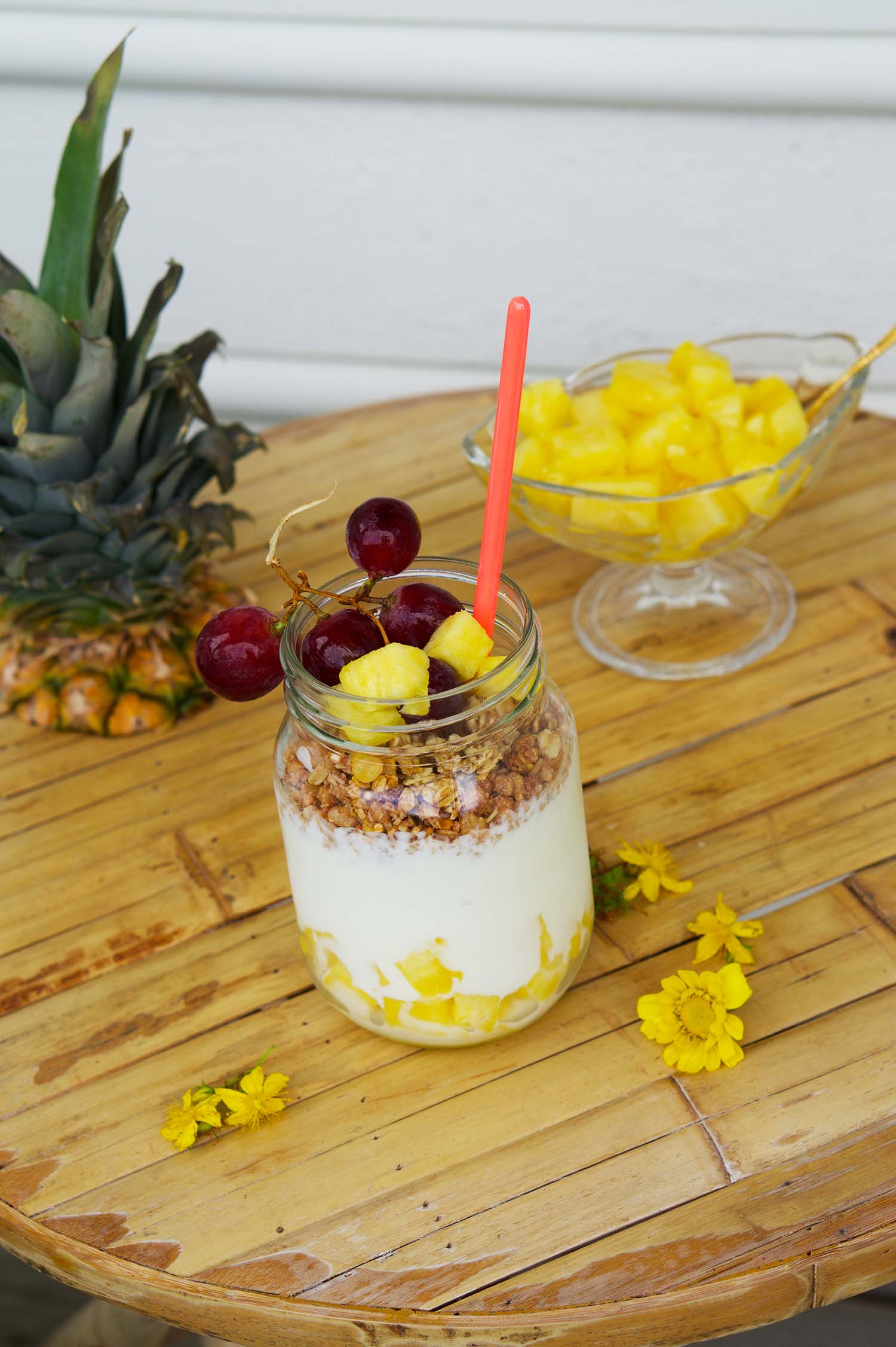 Ananasyoghurt - recept