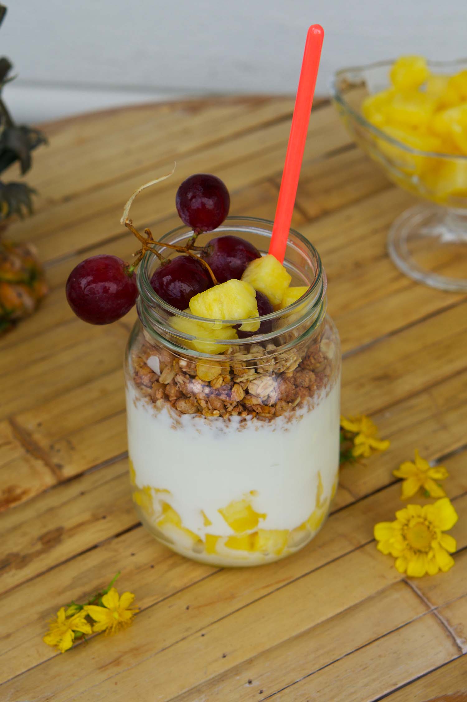 Ananasyoghurt - recept