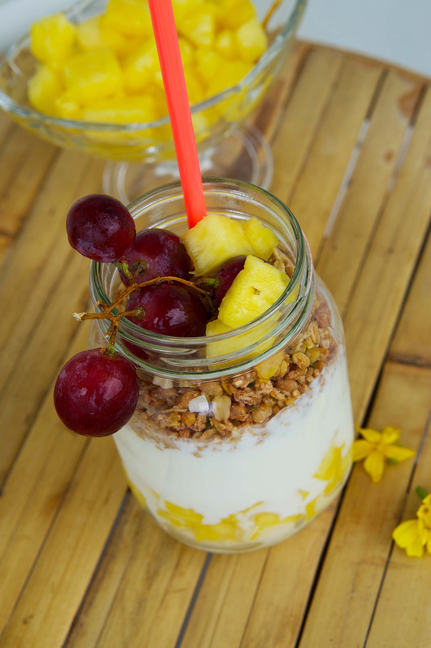 Ananasyoghurt - recept