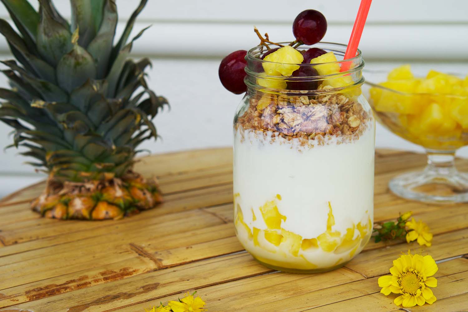 Ananasyoghurt - recept