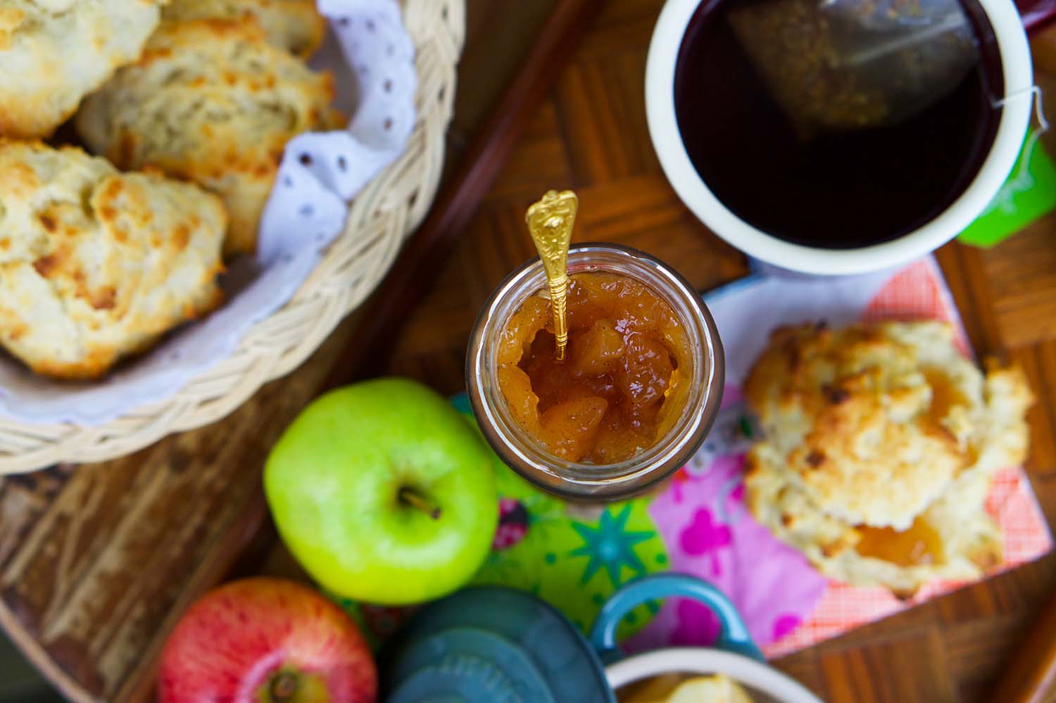 Äppelscones recept