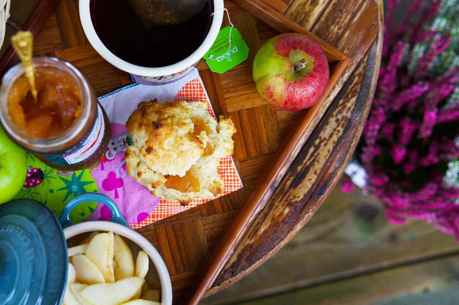 Äppelscones recept