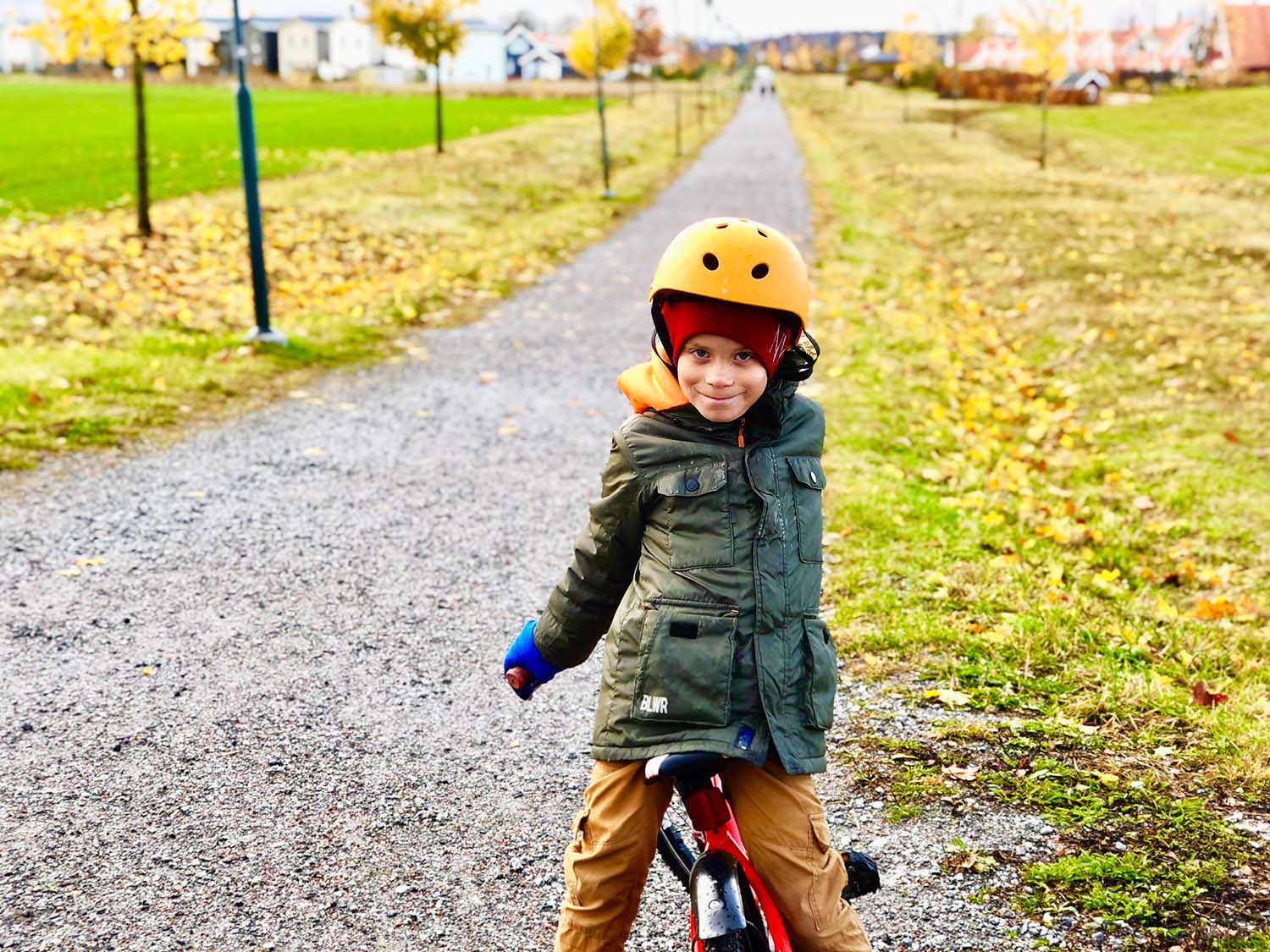 Årets längsta dag - promenad och cykling ute i oktober