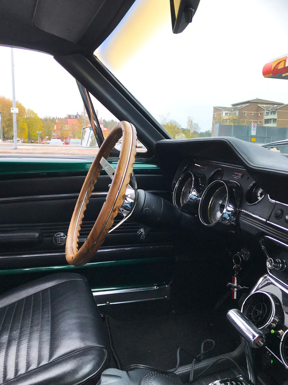 Ford Mustang och en tur på hösten