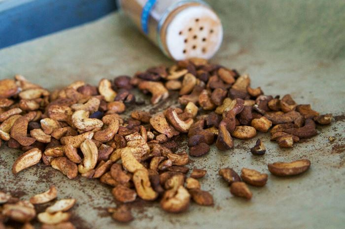 cashewnötter med kanel