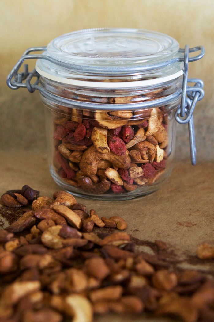 cashewnötter med kanel