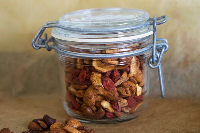 cashewnötter med kanel