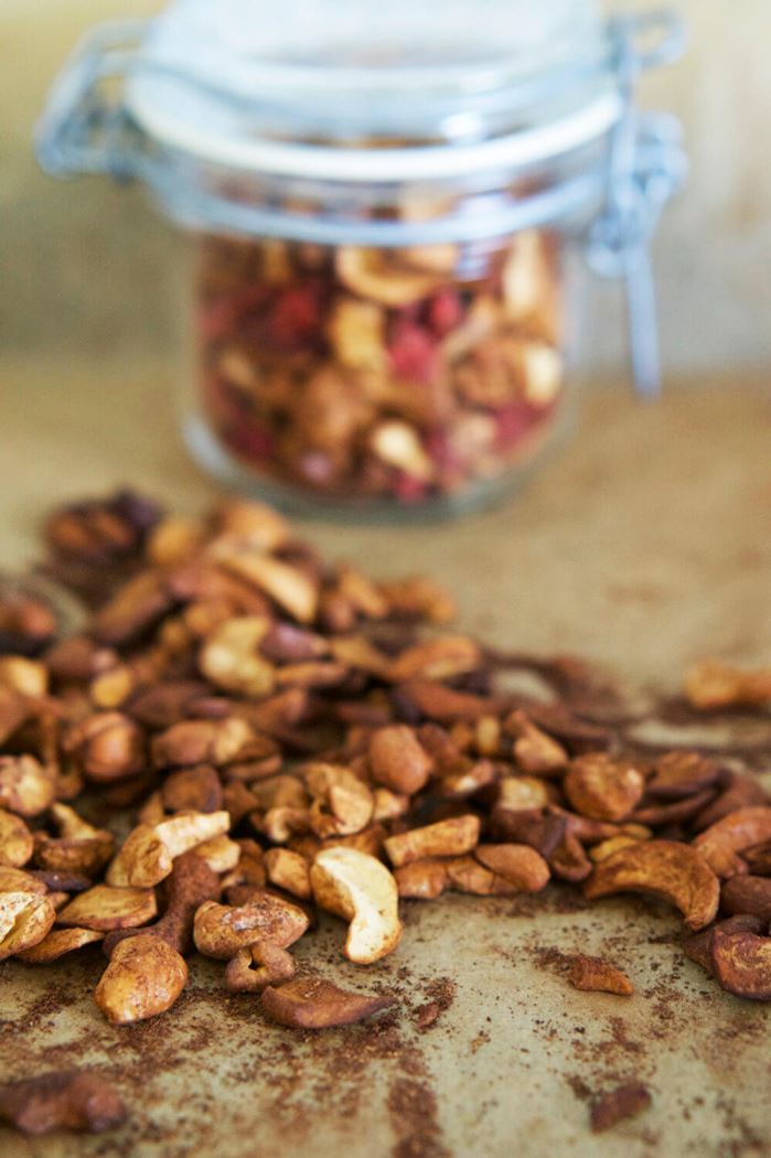 cashewnötter med kanel