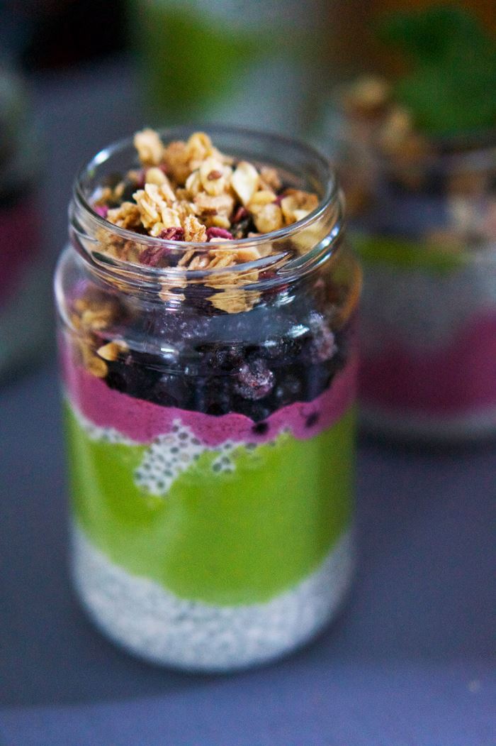 Chia Trifles i fina färger - min drömfrukost