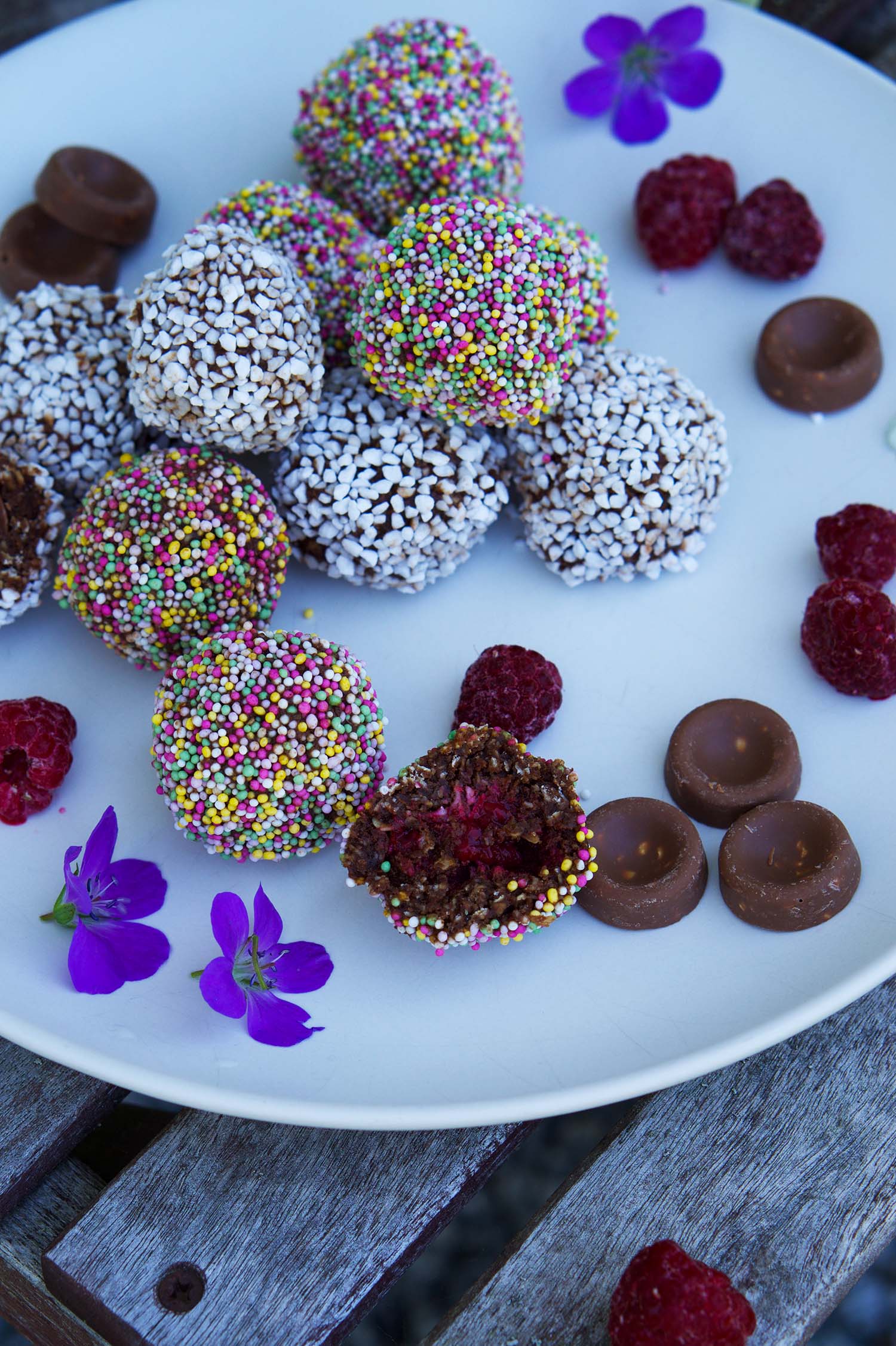Chokladbollar med gömma recept