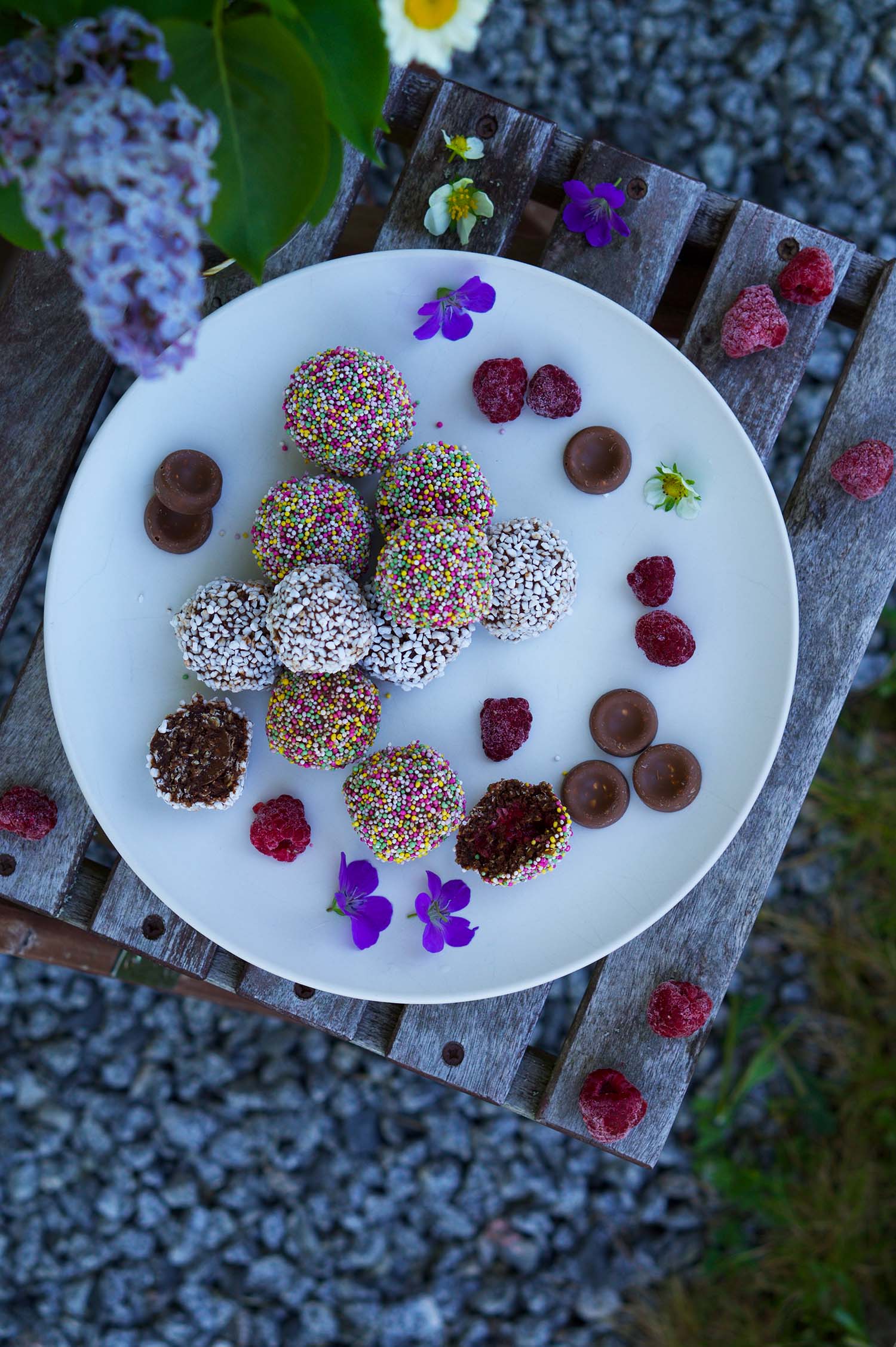 Chokladbollar med gömma recept