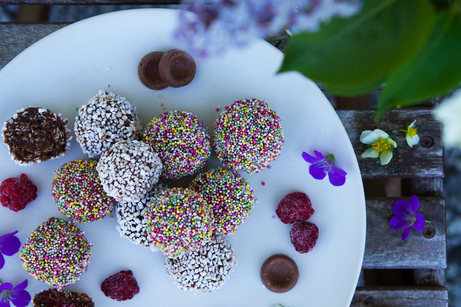 Chokladbollar med gömma recept