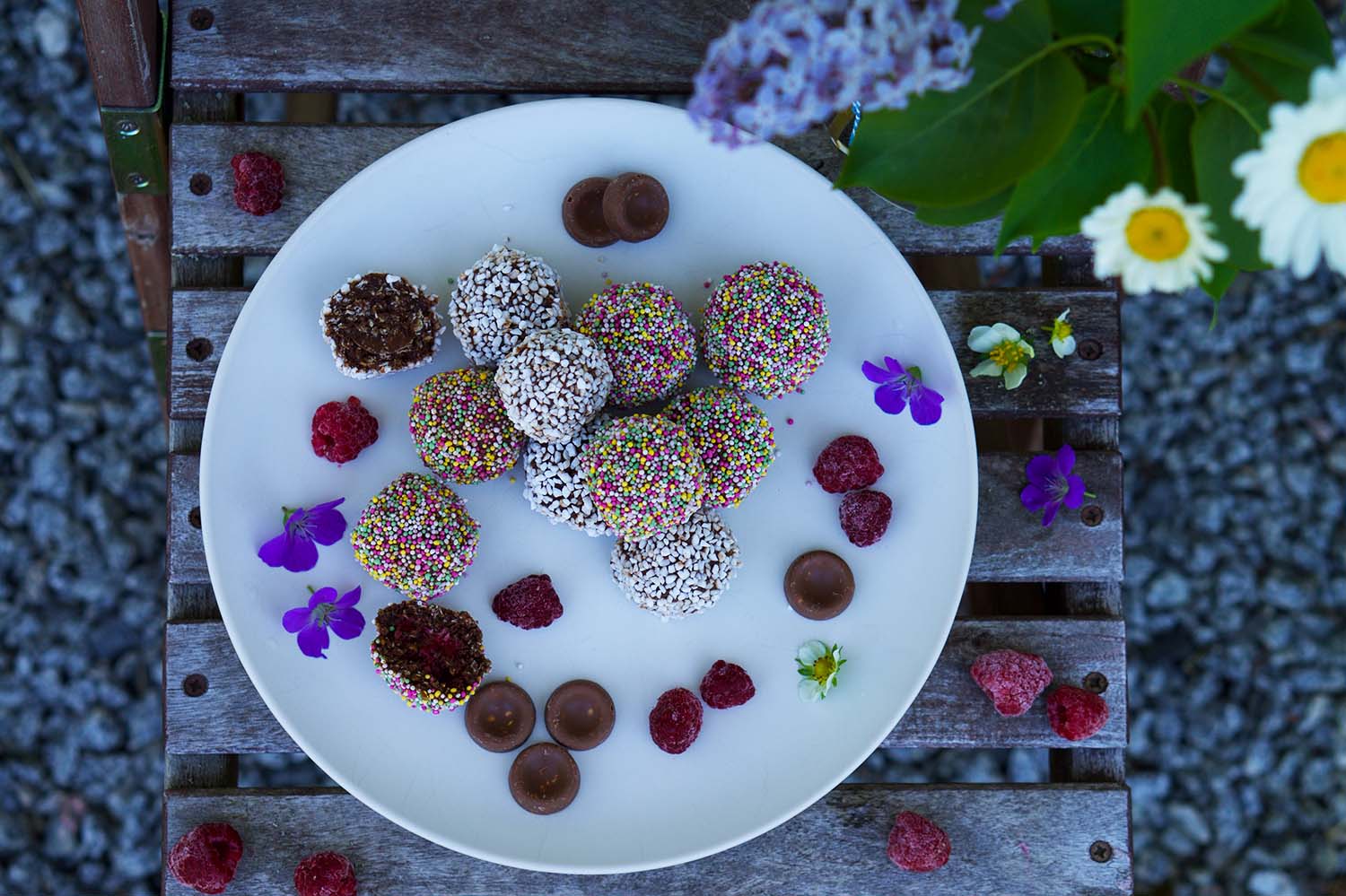 Chokladbollar med gömma recept