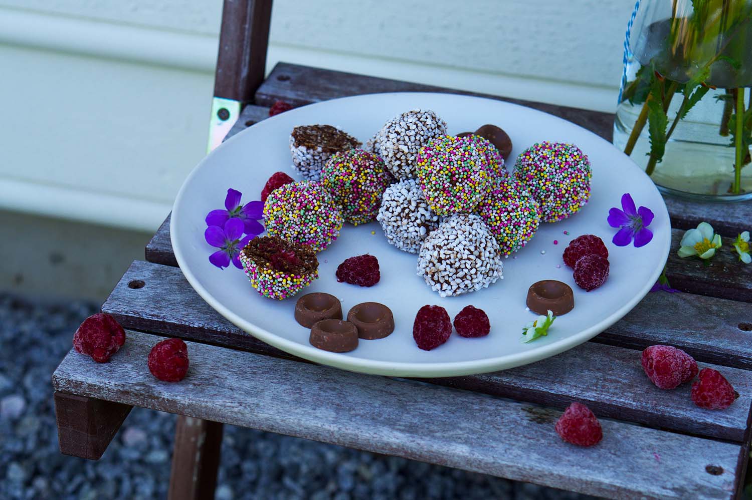 Chokladbollar med gömma recept