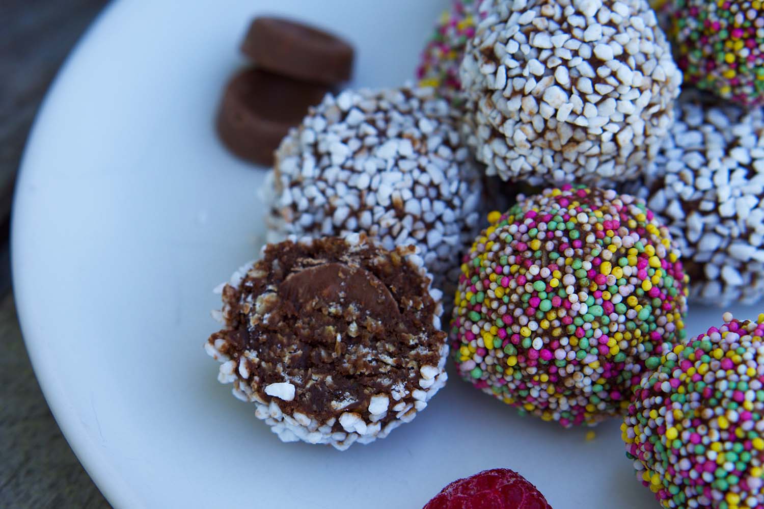 Chokladbollar med gömma recept