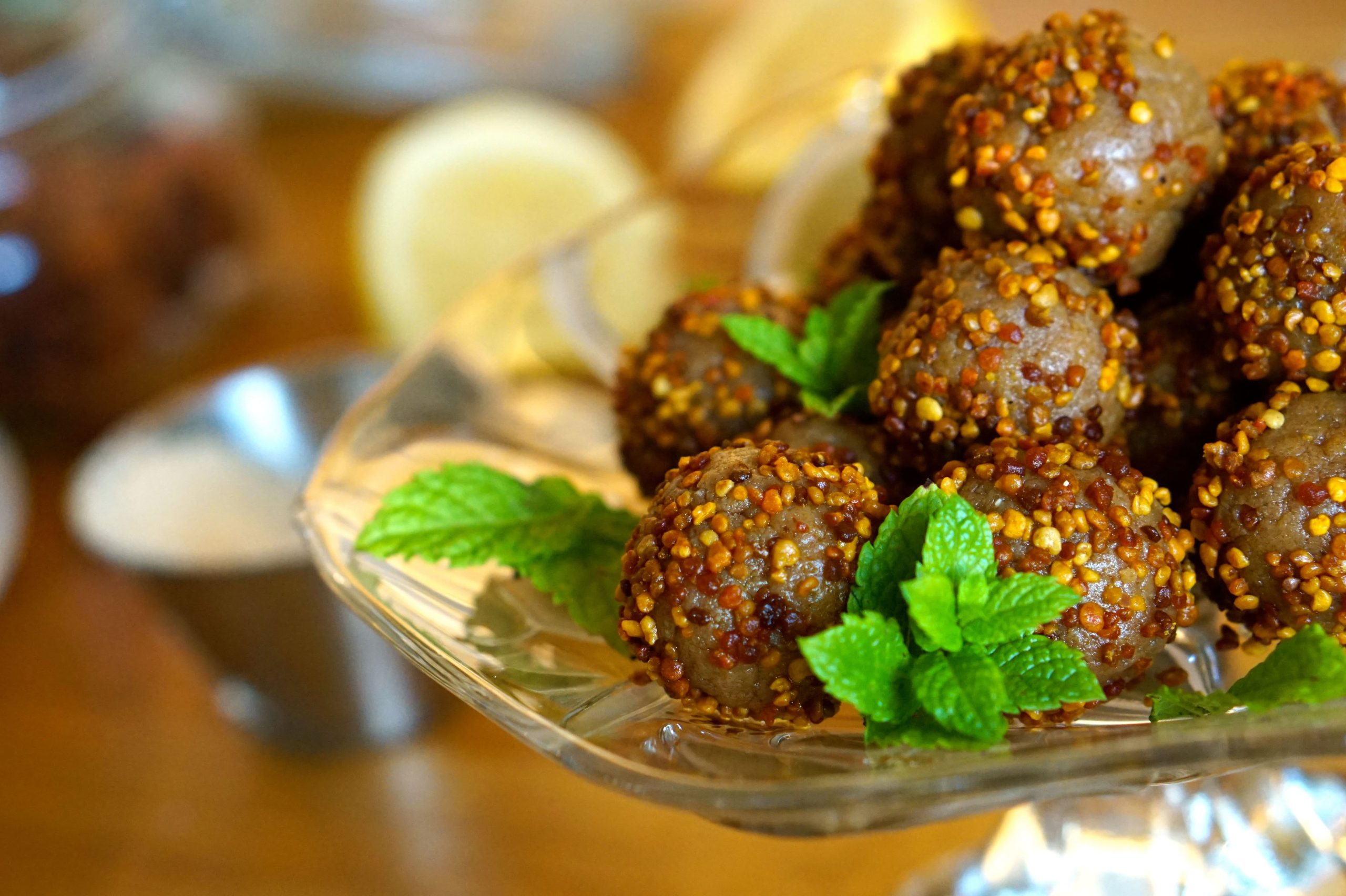 citron och mandelbollar nyttigt paskgodis