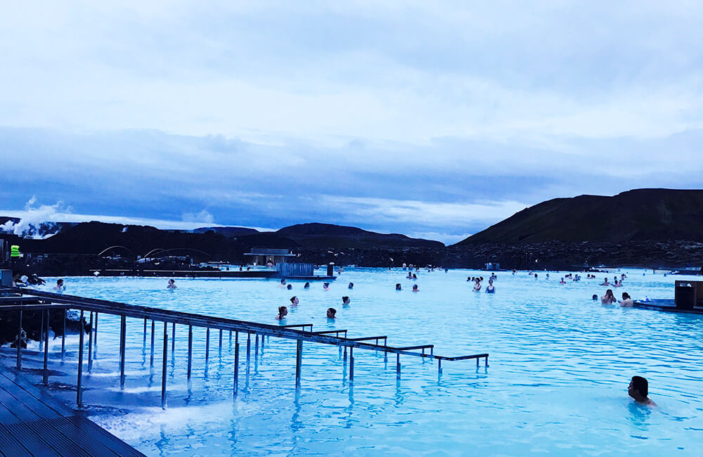 Den blå lagunen på Island