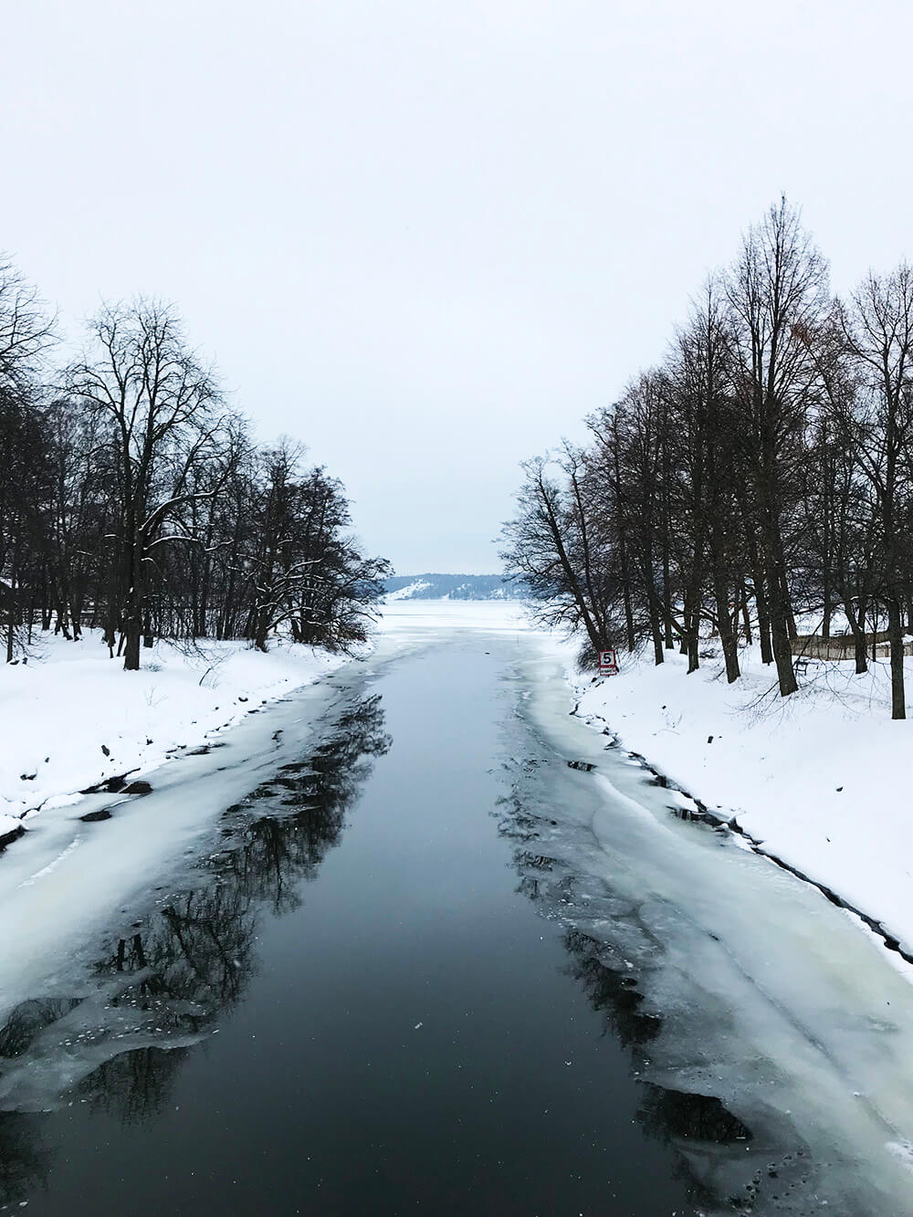 Vinterlöpning på Djurgården