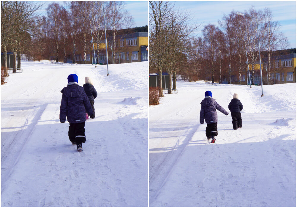 En lördag i februari