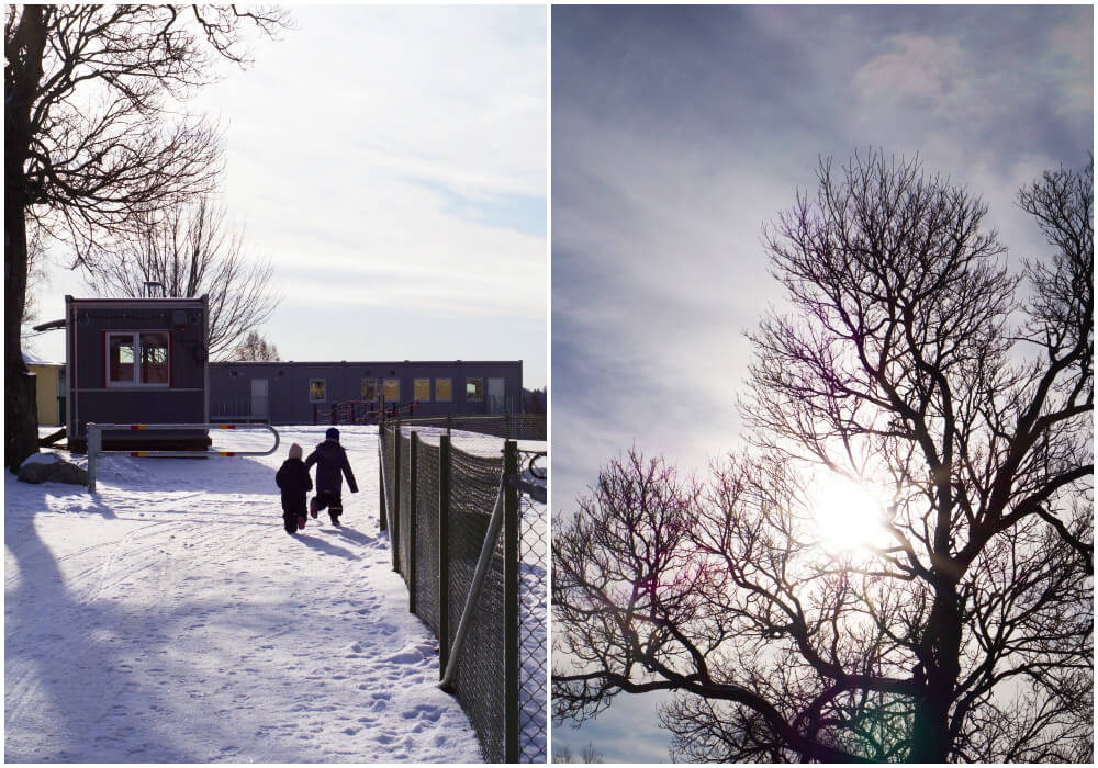 En lördag i februari