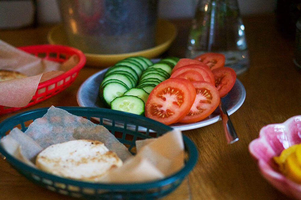 Hemlagade hamburgare