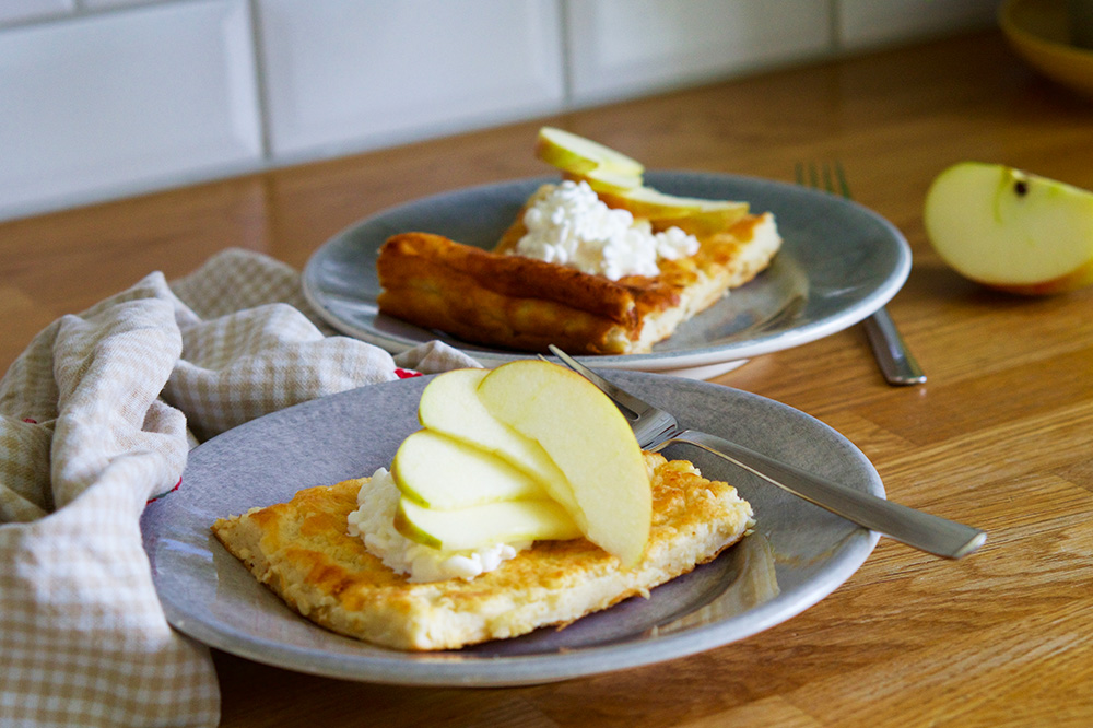 fiberrik och nyttig ugnspannkaka recept