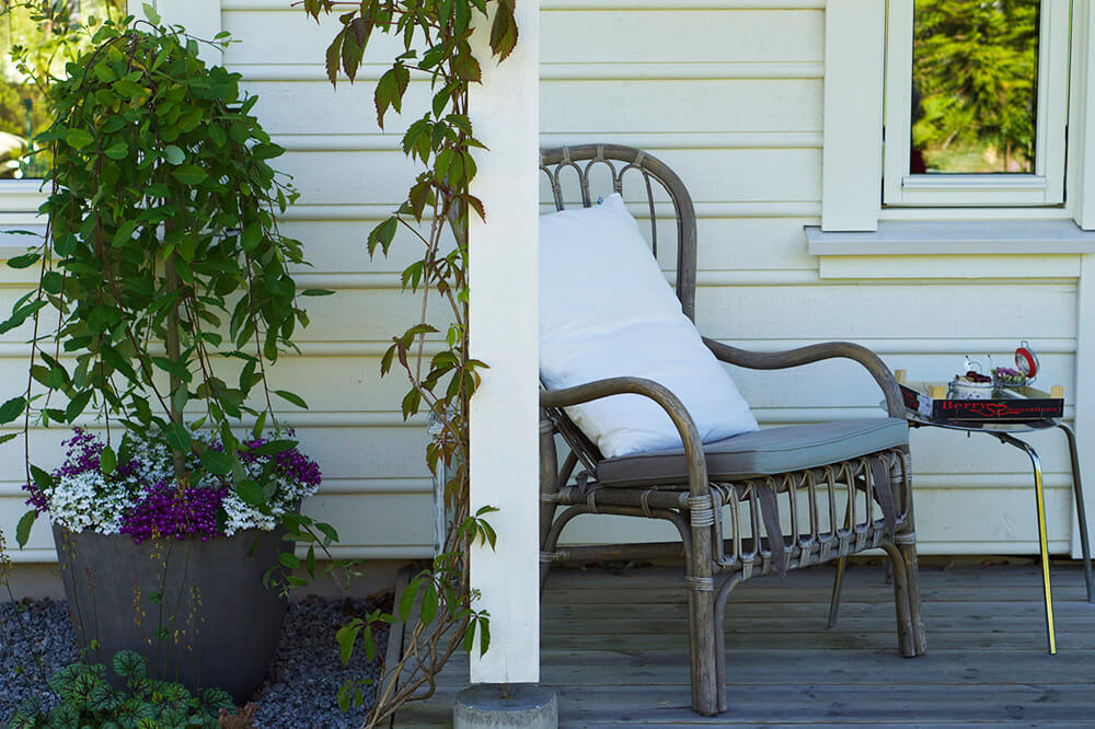 Fil med körsbär och granola