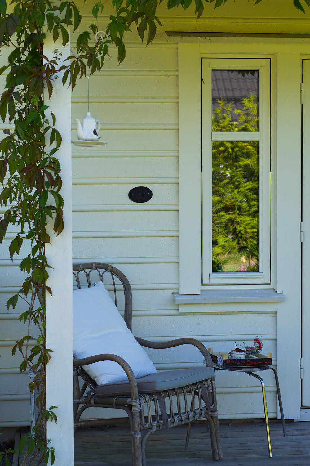 Fil med körsbär och granola