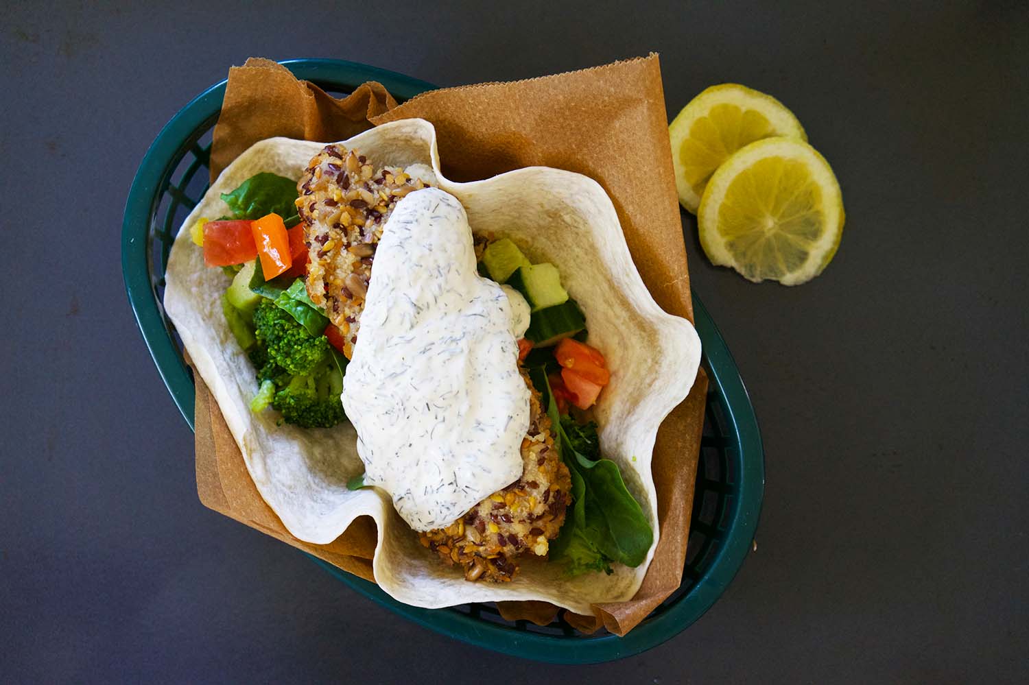 Enkel Fish Tacos - en god Fish Taco med fröbakad fisk