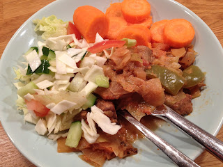 flaskfilegryta-med-gronsaker - Fläskfilégryta thai style