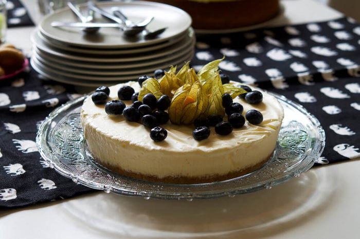 Födelsedagsfika hos syster