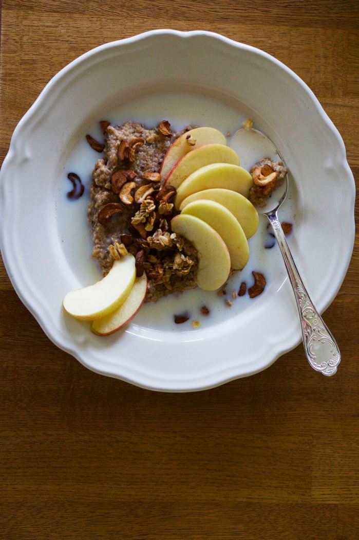 Frögröt från Risenta med äpple och kanel