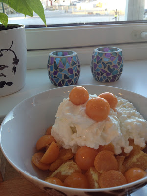 frukost-med-apelsin-och-physalis - Träningsplan efter väderlek