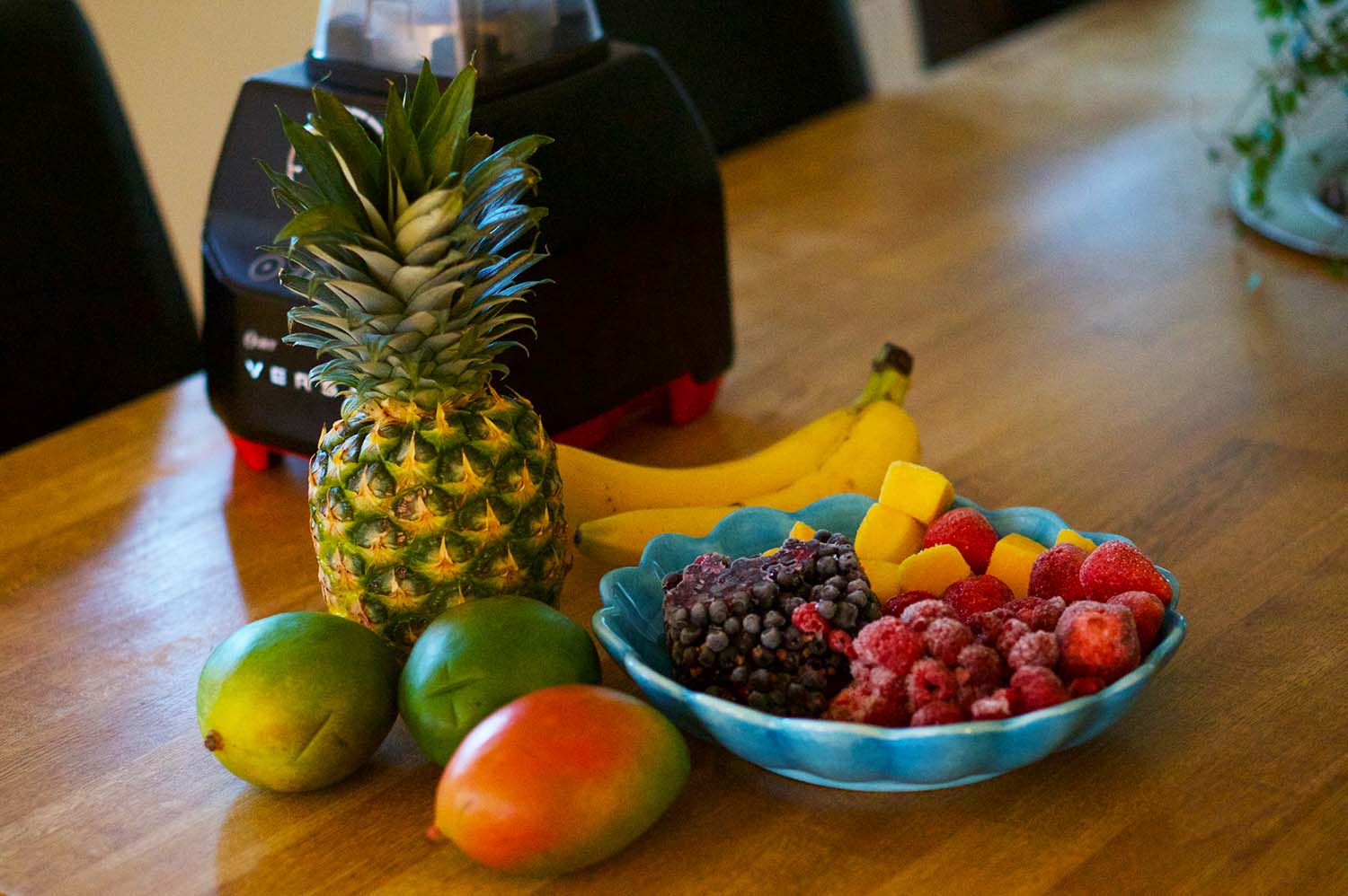 Frukt- och bärsmoothie recept