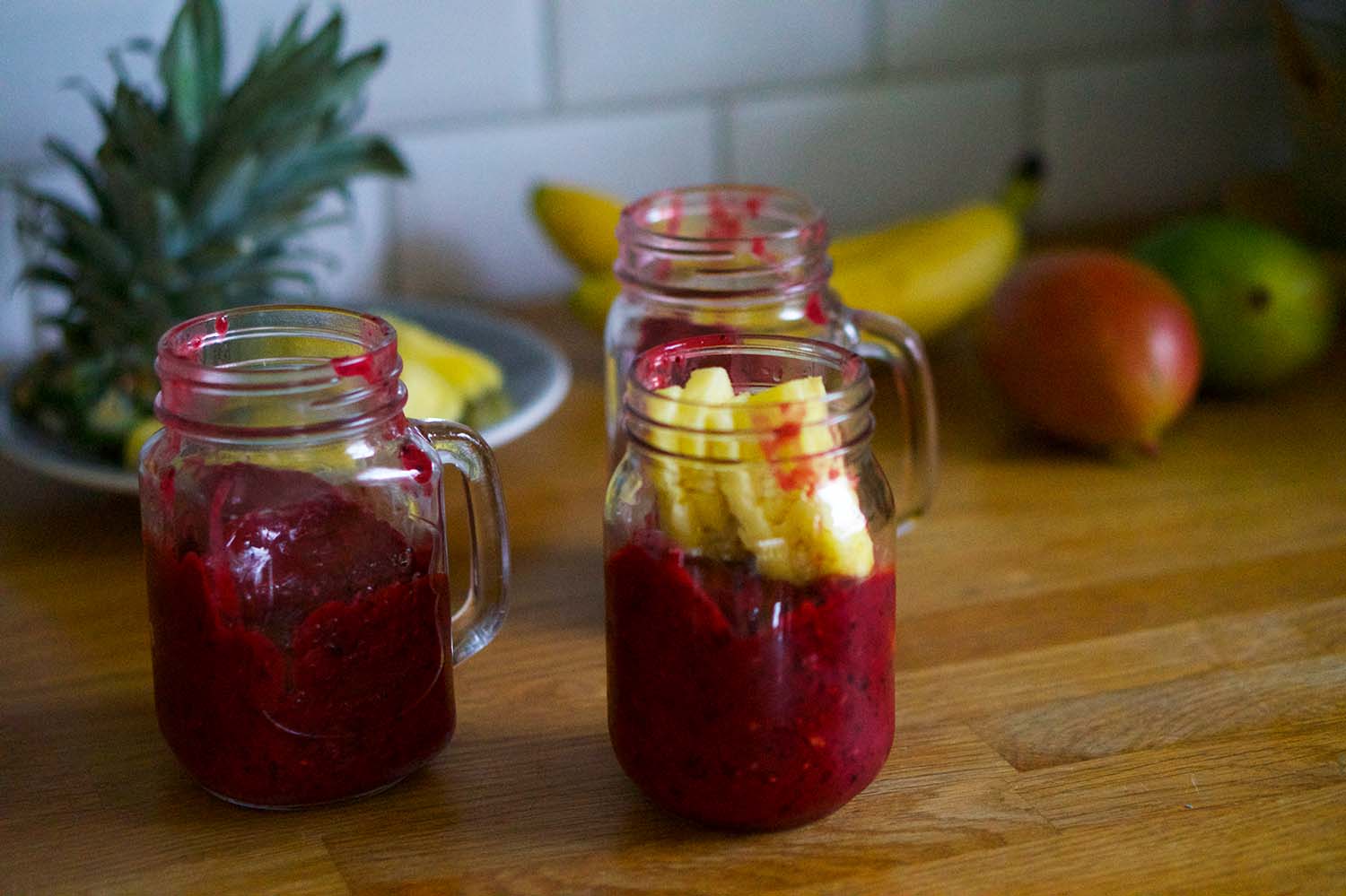 Frukt- och bärsmoothie recept