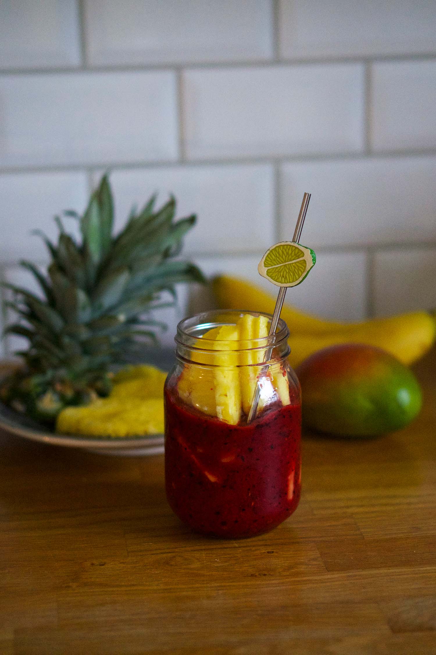 Frukt- och bärsmoothie recept