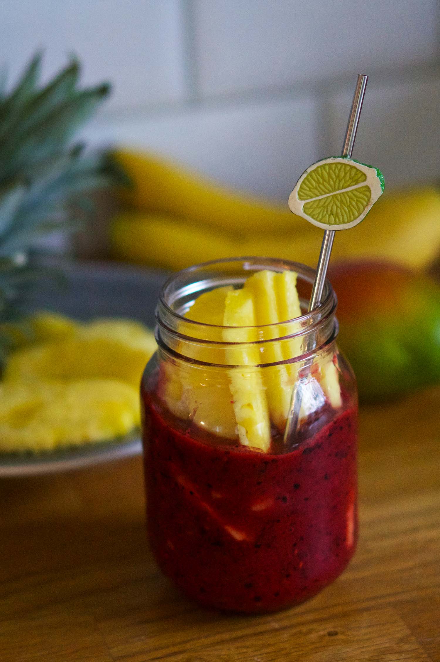 Frukt- och bärsmoothie recept