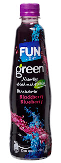 funlight-Blackberry-Blueberry - FUN Light Green med Stevia - ny produkt