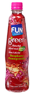 funlight-Rasberry-Pommegranate - FUN Light Green med Stevia - ny produkt