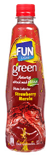 funlight-Strawberry-Marula - FUN Light Green med Stevia - ny produkt